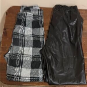 btween Black and White Leggings Casual Wear